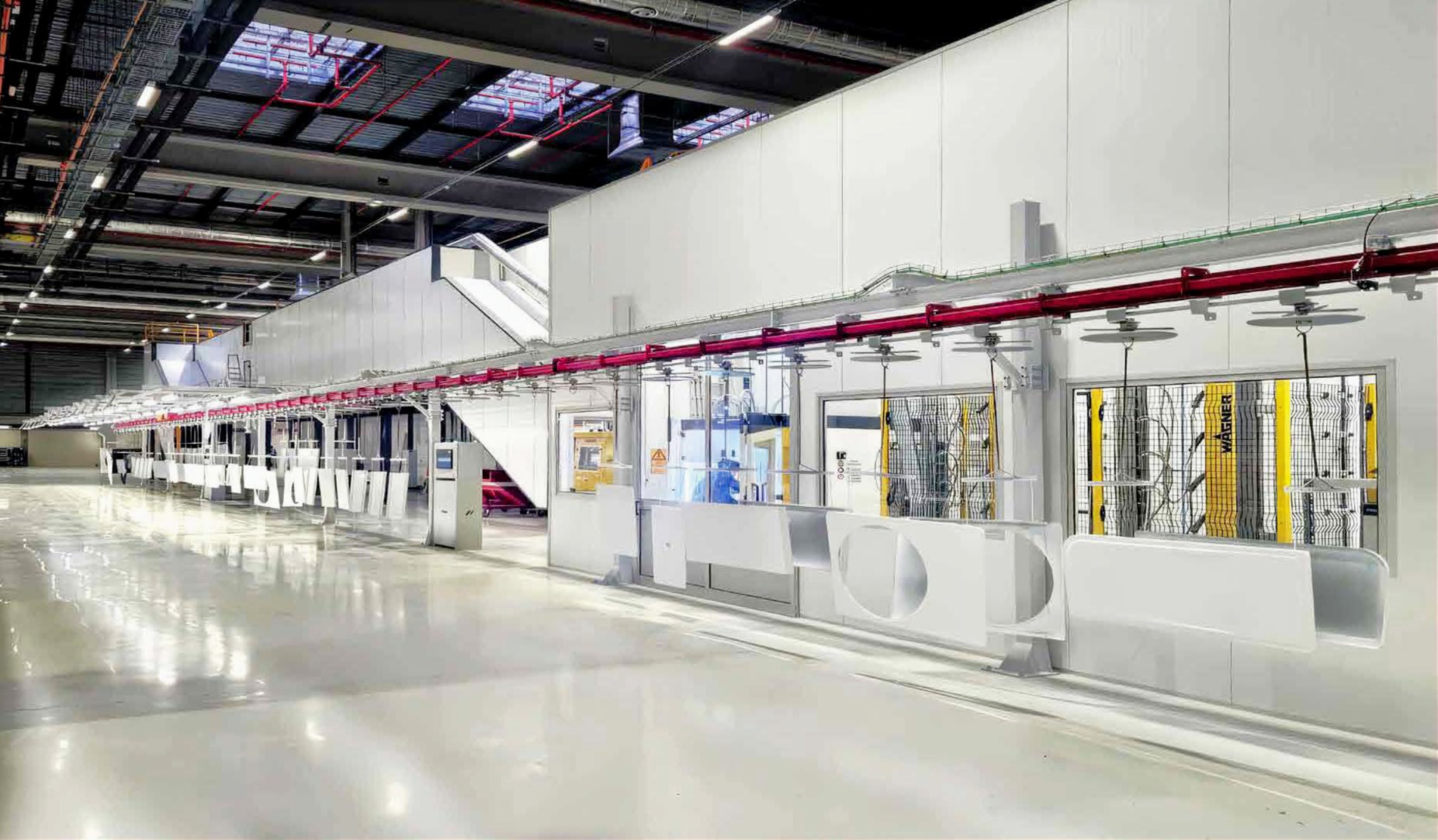 La sicurezza nel carico della linea di verniciatura